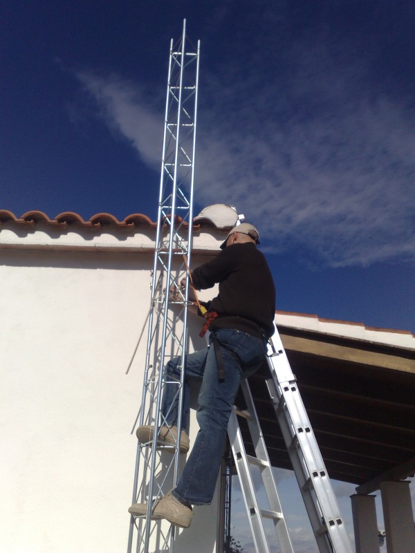 mast installation